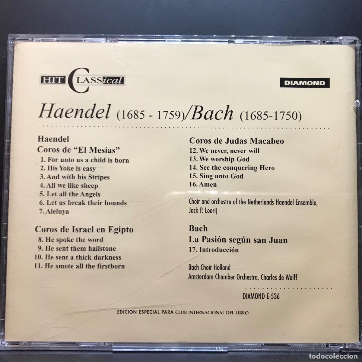 CDs de m&uacute;sica: Hit Classical Collection ● Haendel/Bach ● CD, Compilation - Foto 3