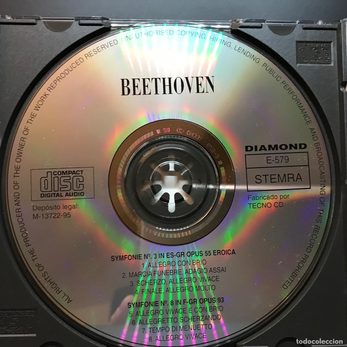 CDs de m&uacute;sica: Hit Classical Collection ● Beethoven: Symphonies 3 & 8 ● CD, Compilation - Foto 2
