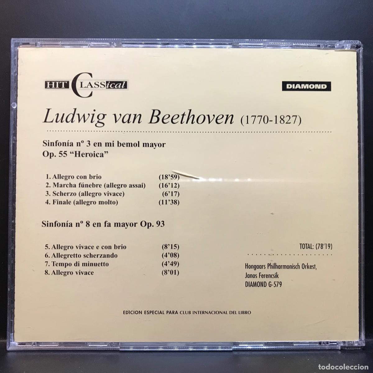 CDs de m&uacute;sica: Hit Classical Collection ● Beethoven: Symphonies 3 & 8 ● CD, Compilation - Foto 3