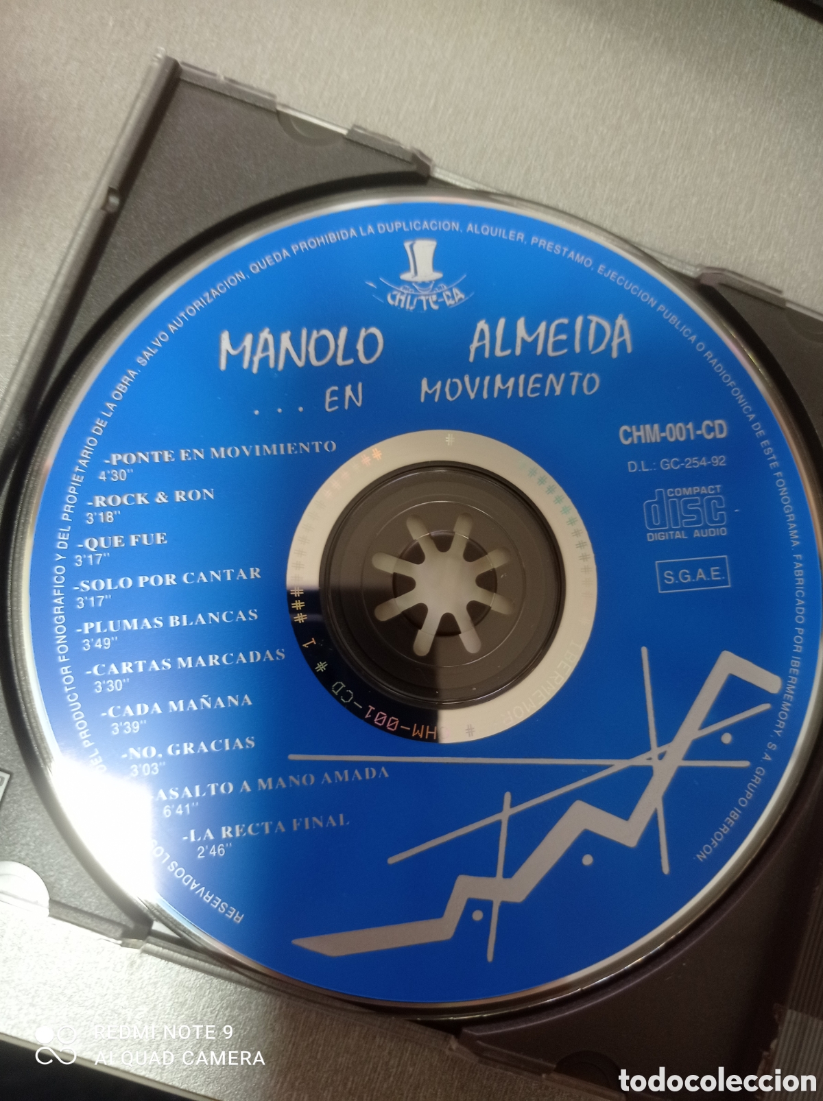 CDs de m&uacute;sica: Manolo Almeida en movimiento - Foto 2