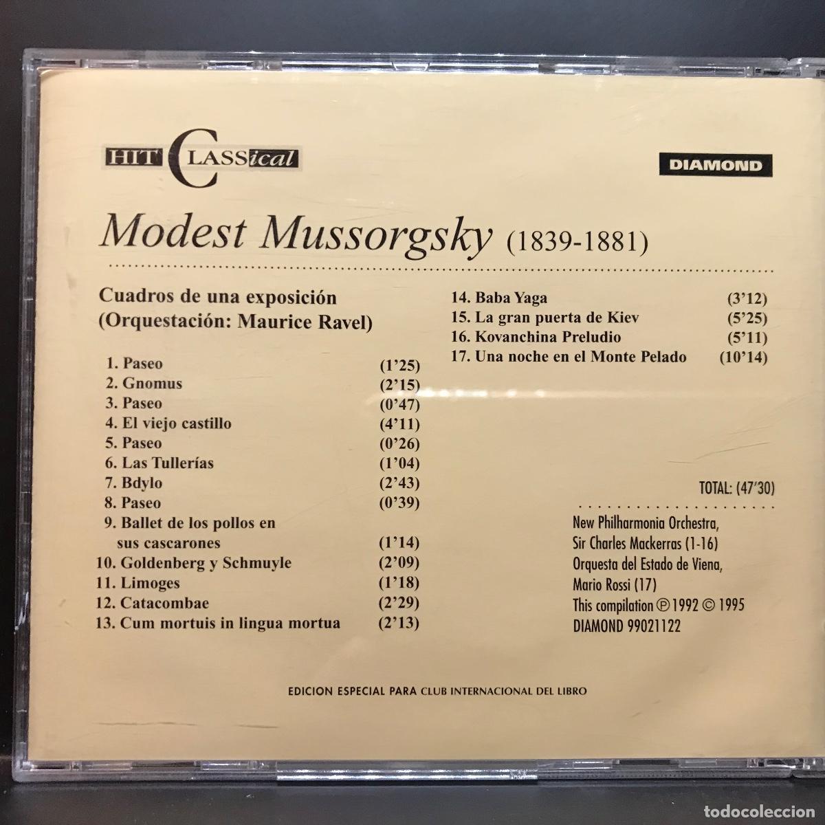 CDs de m&uacute;sica: Hit Classical Collection ● Mussorgsky: Cuadros de una Exposici&oacute;n ● CD, Compilation - Foto 3