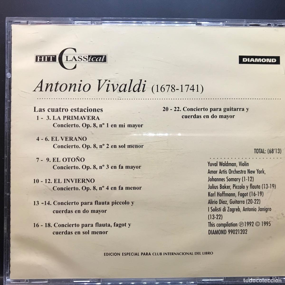 CDs de m&uacute;sica: Hit Classical Collection ● Vivaldi: Las 4 Estaciones ● CD, Compilation - Foto 3