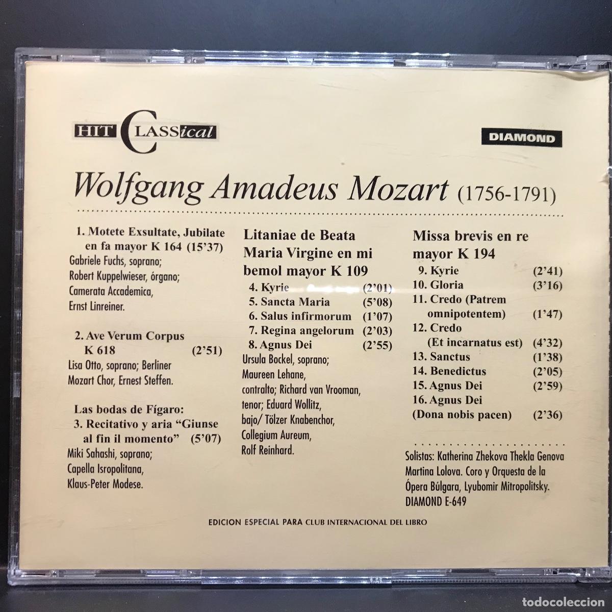 CDs de m&uacute;sica: Hit Classical Collection ● Mozart: Missa Brevis ● CD, Compilation - Foto 3