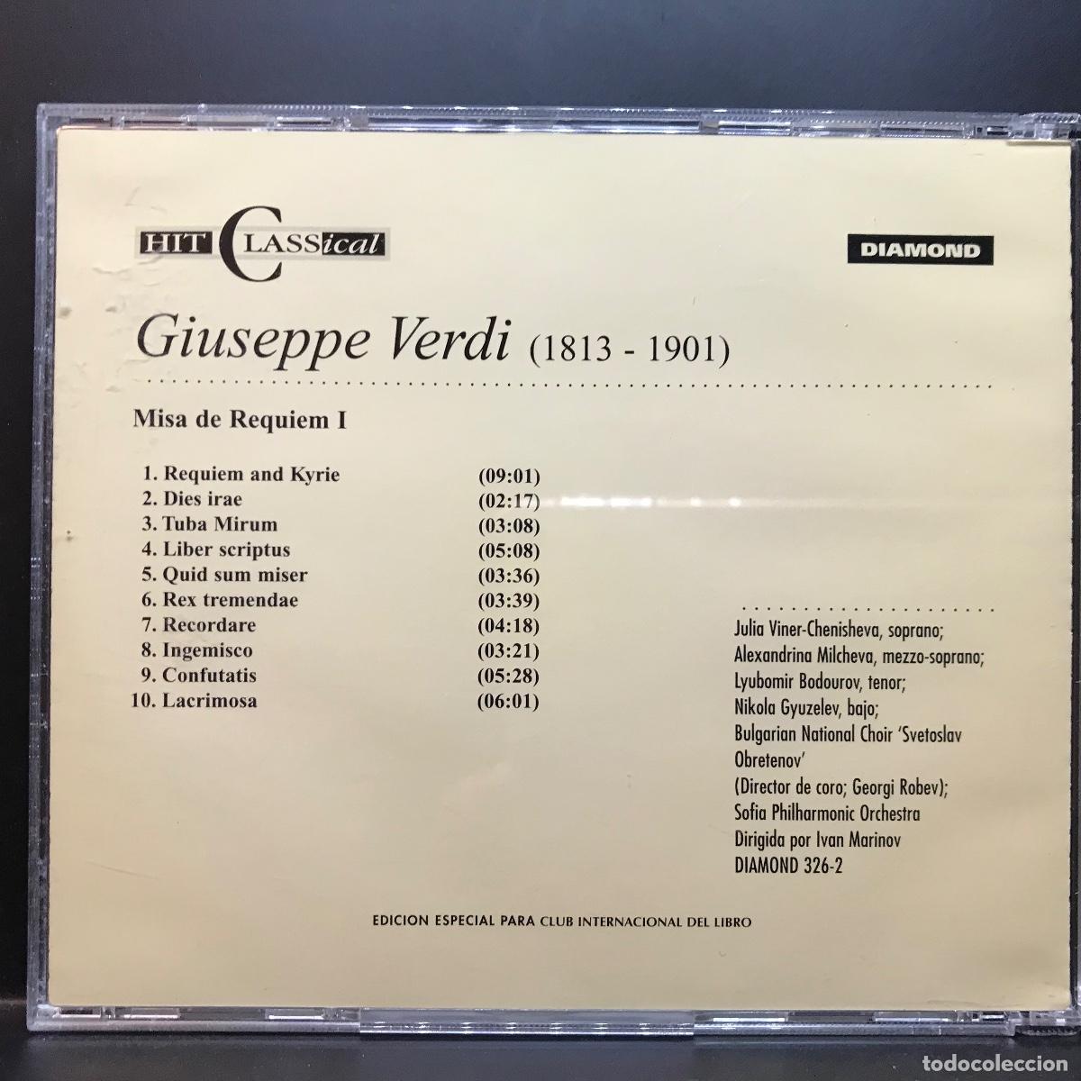 CDs de m&uacute;sica: Hit Classical Collection ● Verdi: Misa de Requiem - 1 ● CD, Compilation - Foto 3