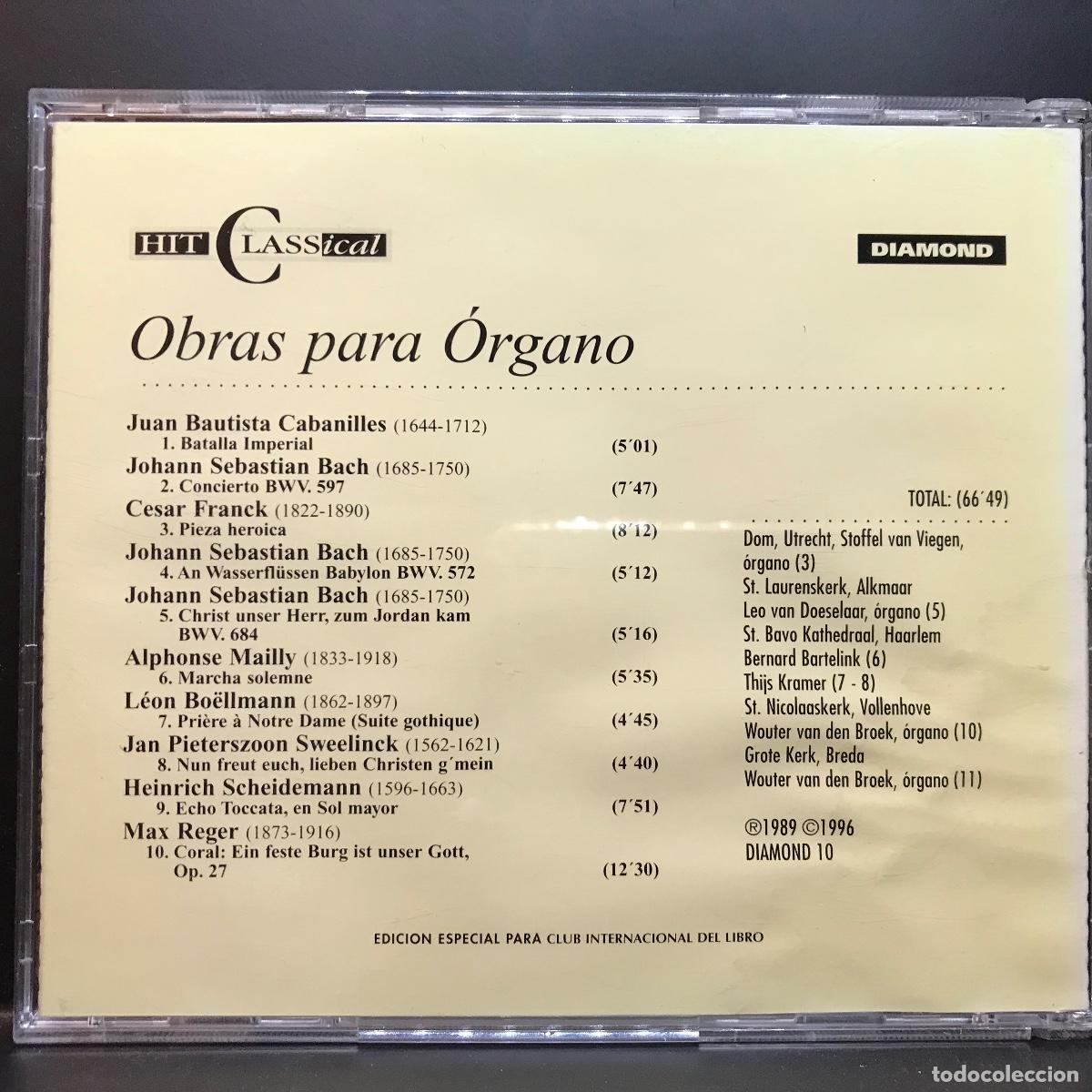 CDs de m&uacute;sica: Hit Classical Collection ● Obras para &Oacute;rgano ● CD, Compilation - Foto 3