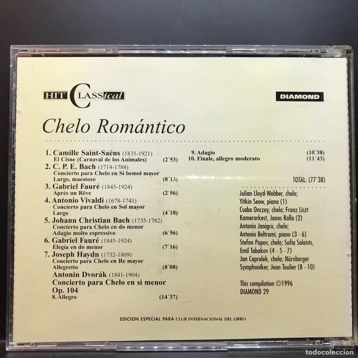 CDs de m&uacute;sica: Hit Classical Collection ● Chelo Rom&aacute;ntico ● CD, Compilation - Foto 3
