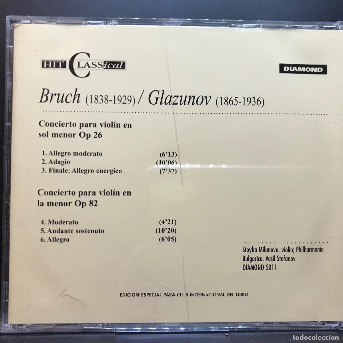 CDs de m&uacute;sica: Hit Classical Collection ● Bruch - Glazunov ● CD, Compilation - Foto 3