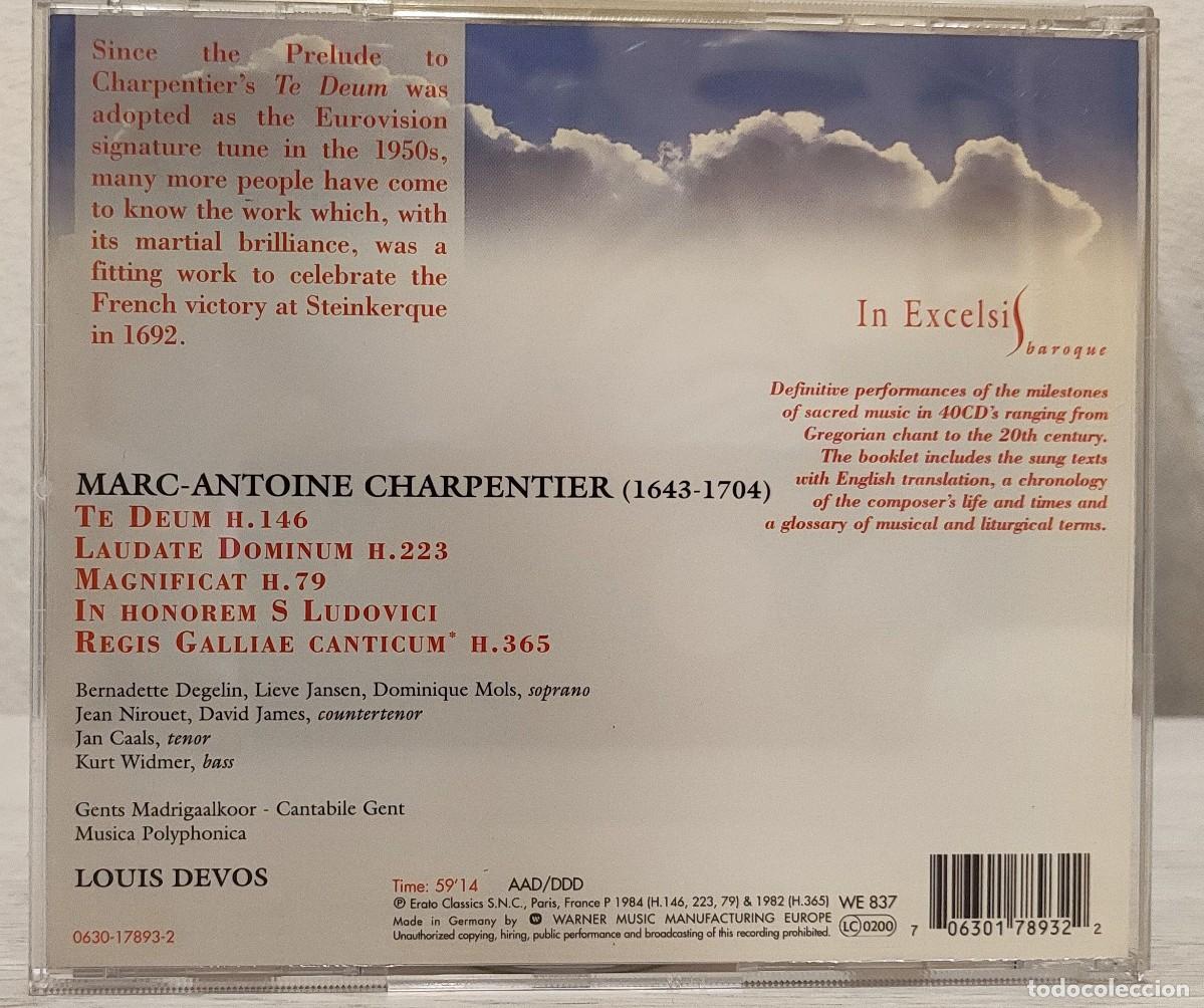 CDs de m&uacute;sica: CHARPENTIER - TE DEUM - Foto 2