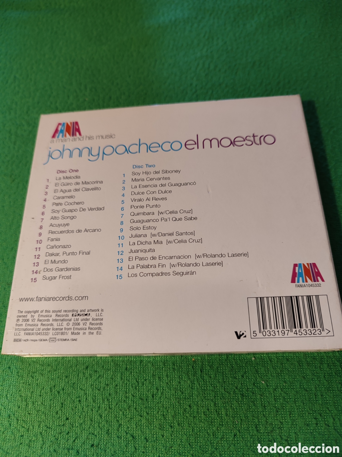 CDs de m&uacute;sica: Johnny Pacheco - El maestro 2 CDs - Foto 3
