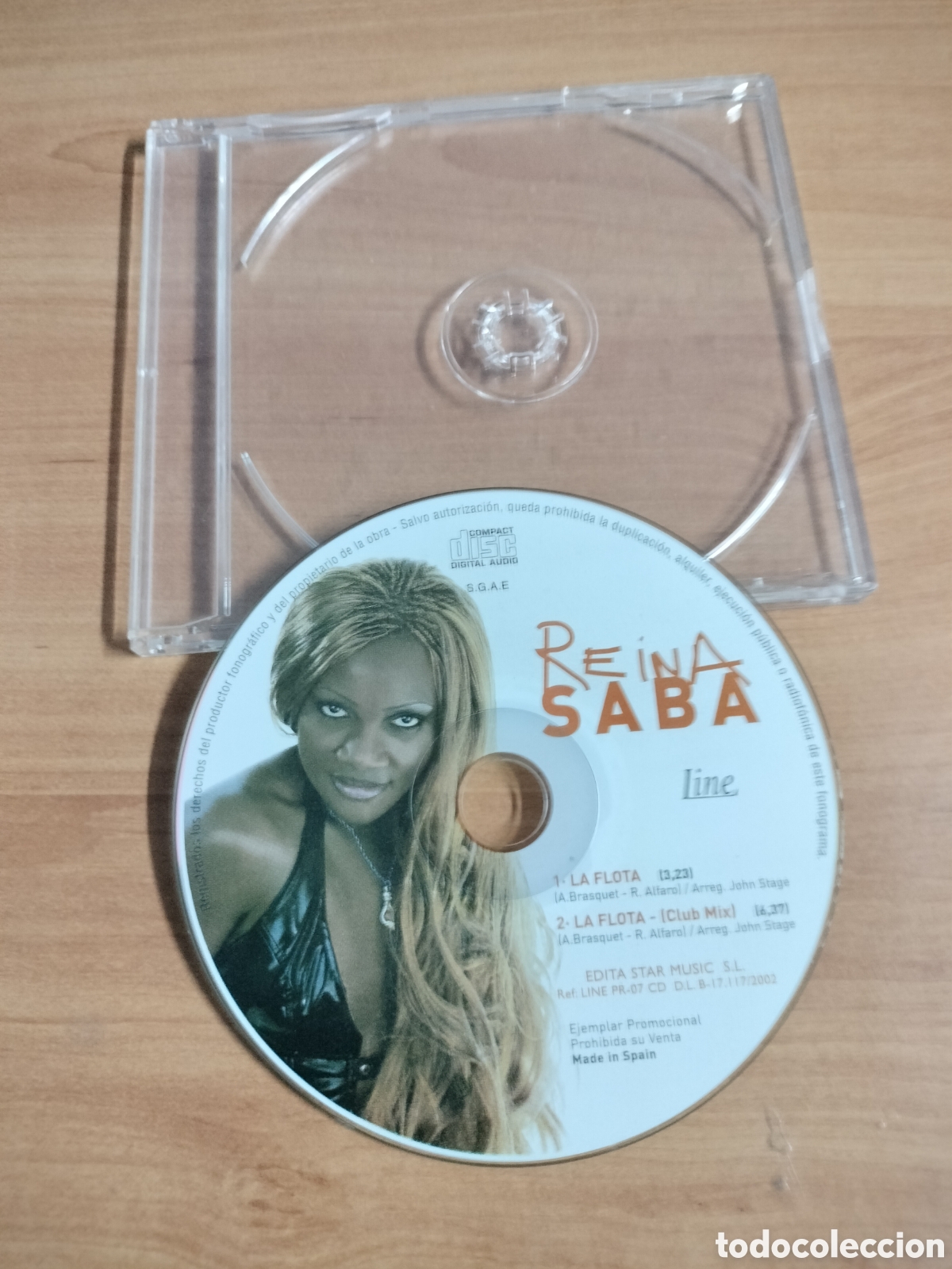 CDs de m&uacute;sica: Reina Saba - Line - CD single 1 canci&oacute;n - Foto 1