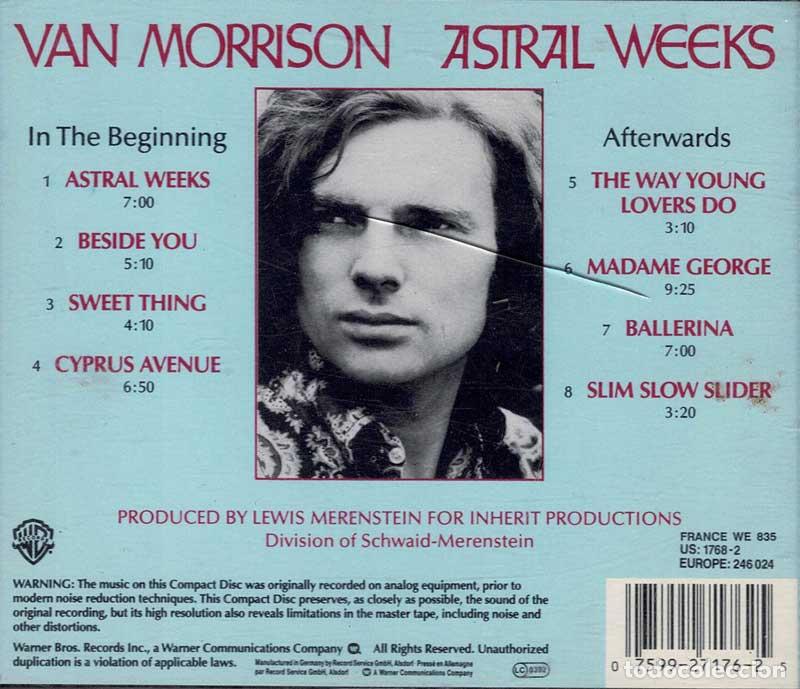 CDs de m&uacute;sica: Van Morrison - Astral Weeks. CD - Foto 2