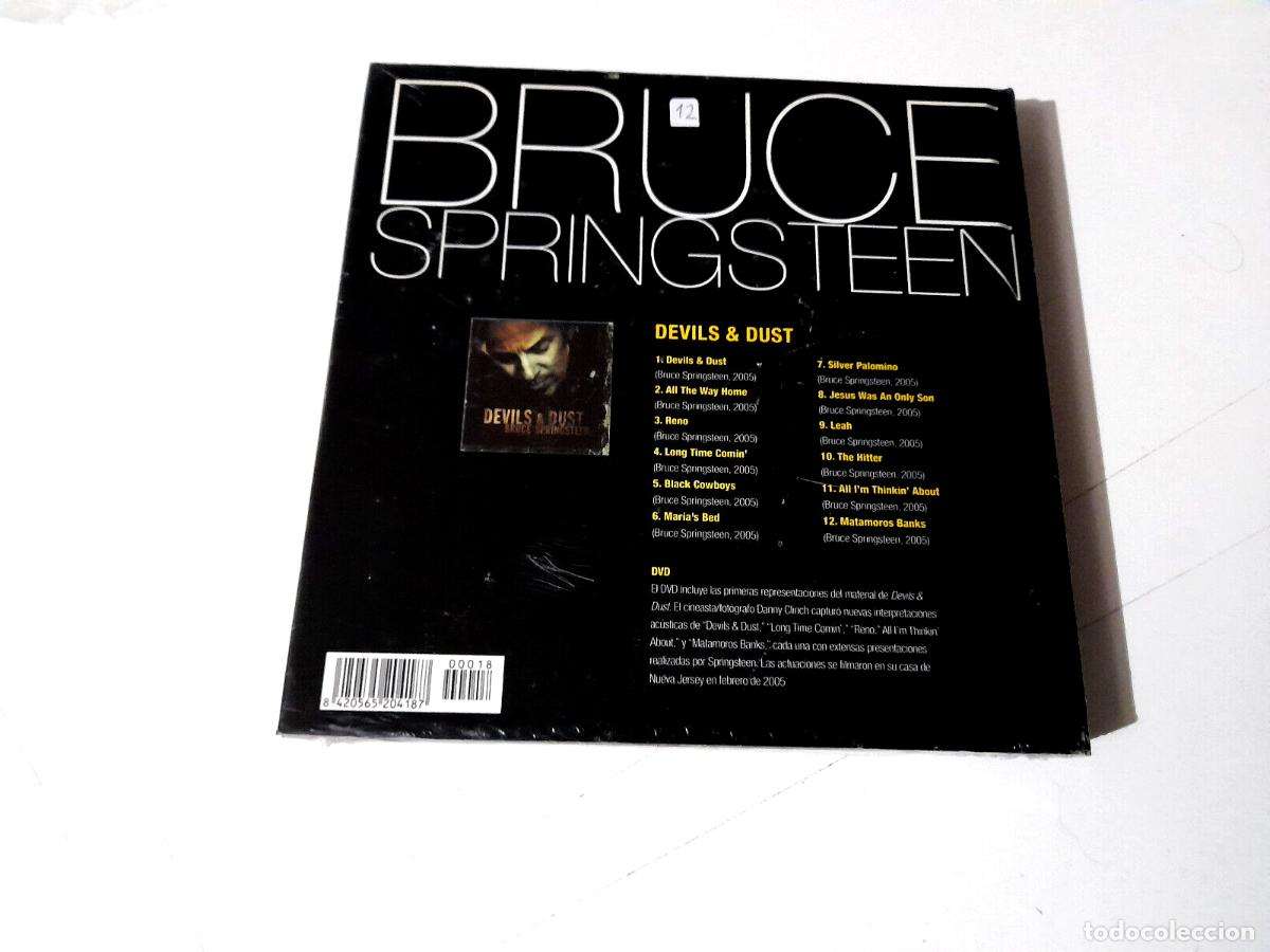 CDs de m&uacute;sica: BRUCE SPRINGSTEEN &rdquo;DEVILS & DUST&rdquo; CD + LIBRO 12 TRACKS +DVD PRECINTADO SEALED - Foto 2