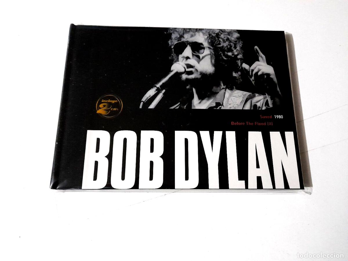 CDs de m&uacute;sica: BOB DYLAN &rdquo;SAVED / BEFORE THE FLOOD III&rdquo; 2CD + LIBRO CD 1980 - Foto 1