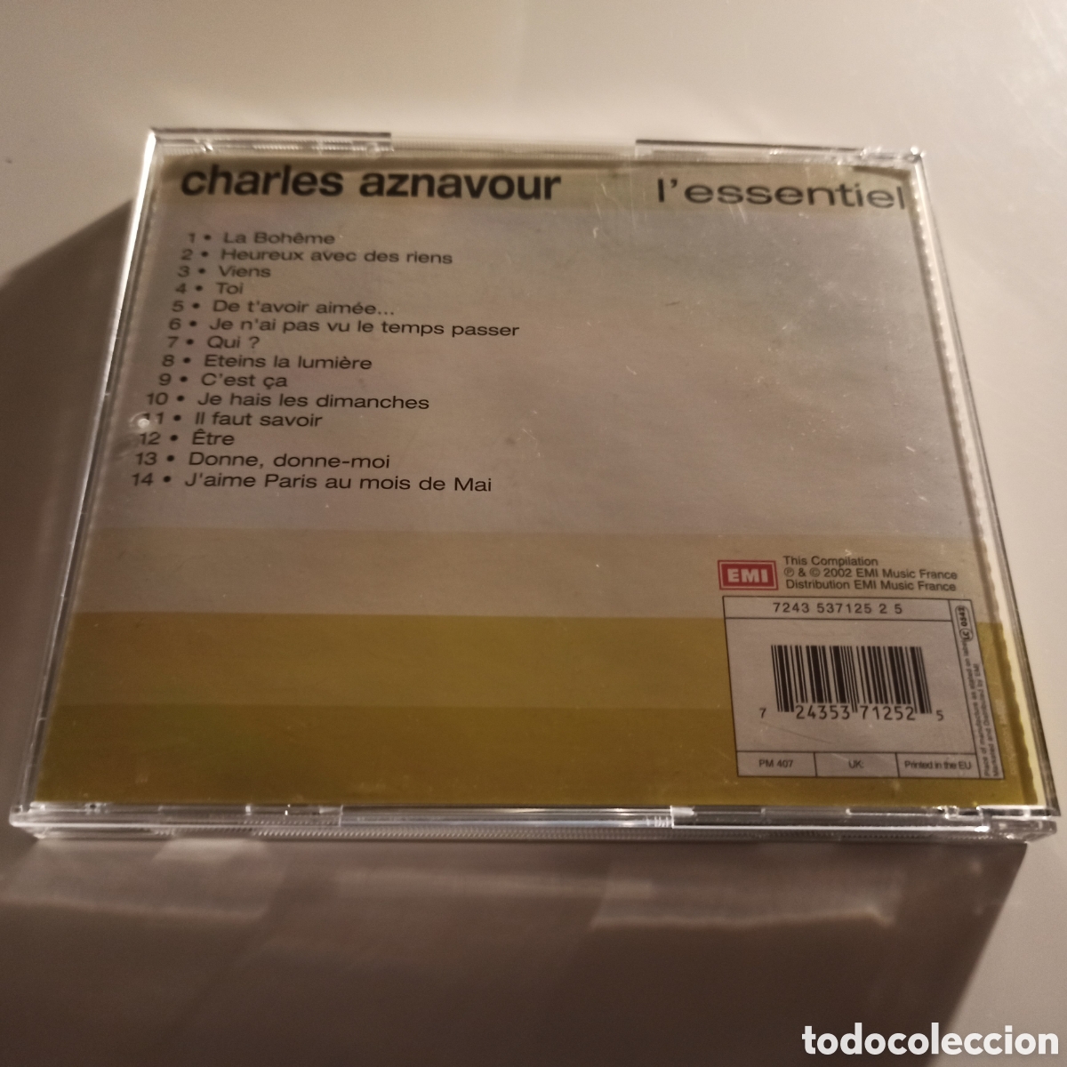CDs de m&uacute;sica: Charles Aznavour &lrm;&ndash; LEssentiel - Foto 3