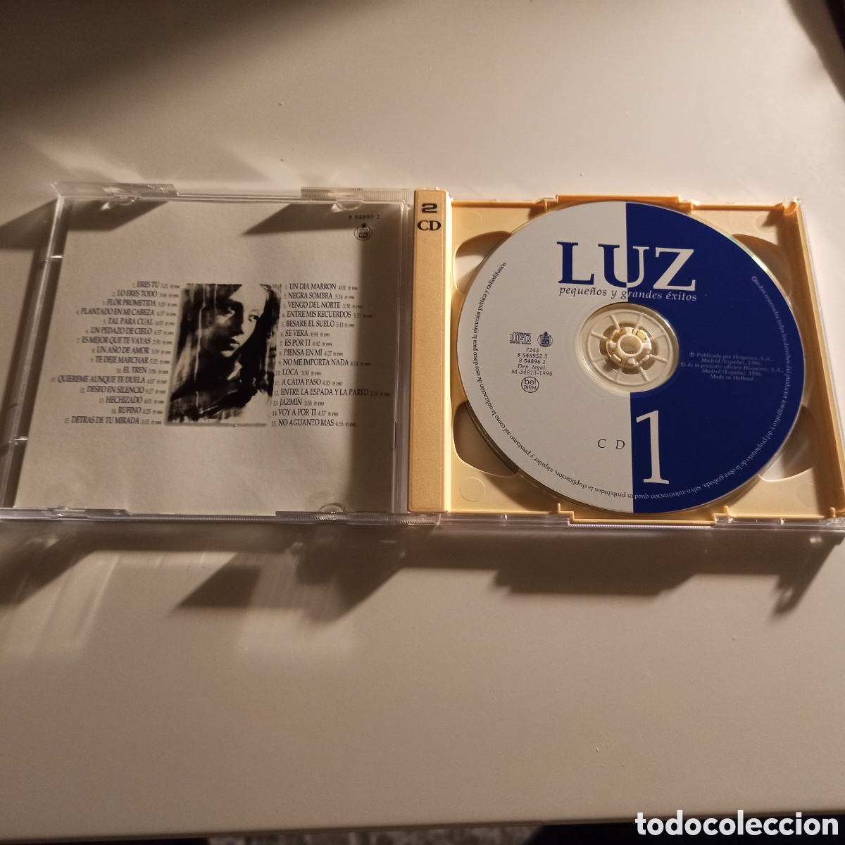 CDs de m&uacute;sica: Luz - Peque&ntilde;os Y Grandes &Eacute;xitos (2xCD, Comp) - Foto 2
