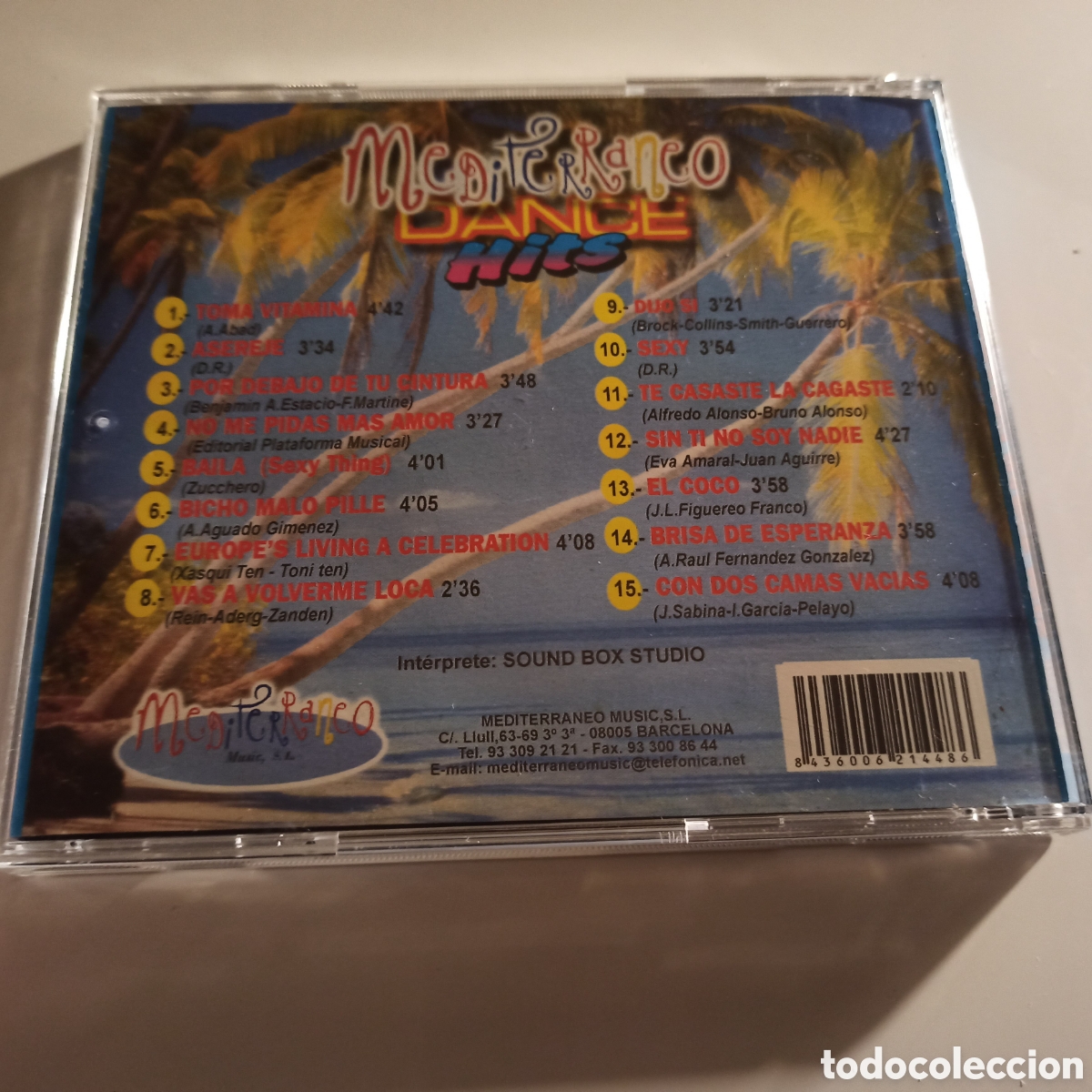 CDs de m&uacute;sica: Mediterraneo Dance Latino (CD, Comp) - Foto 3