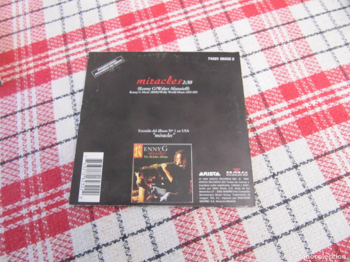 CDs de m&uacute;sica: KENNY G MIRACLES PROMO CD-SINGLE - Foto 2