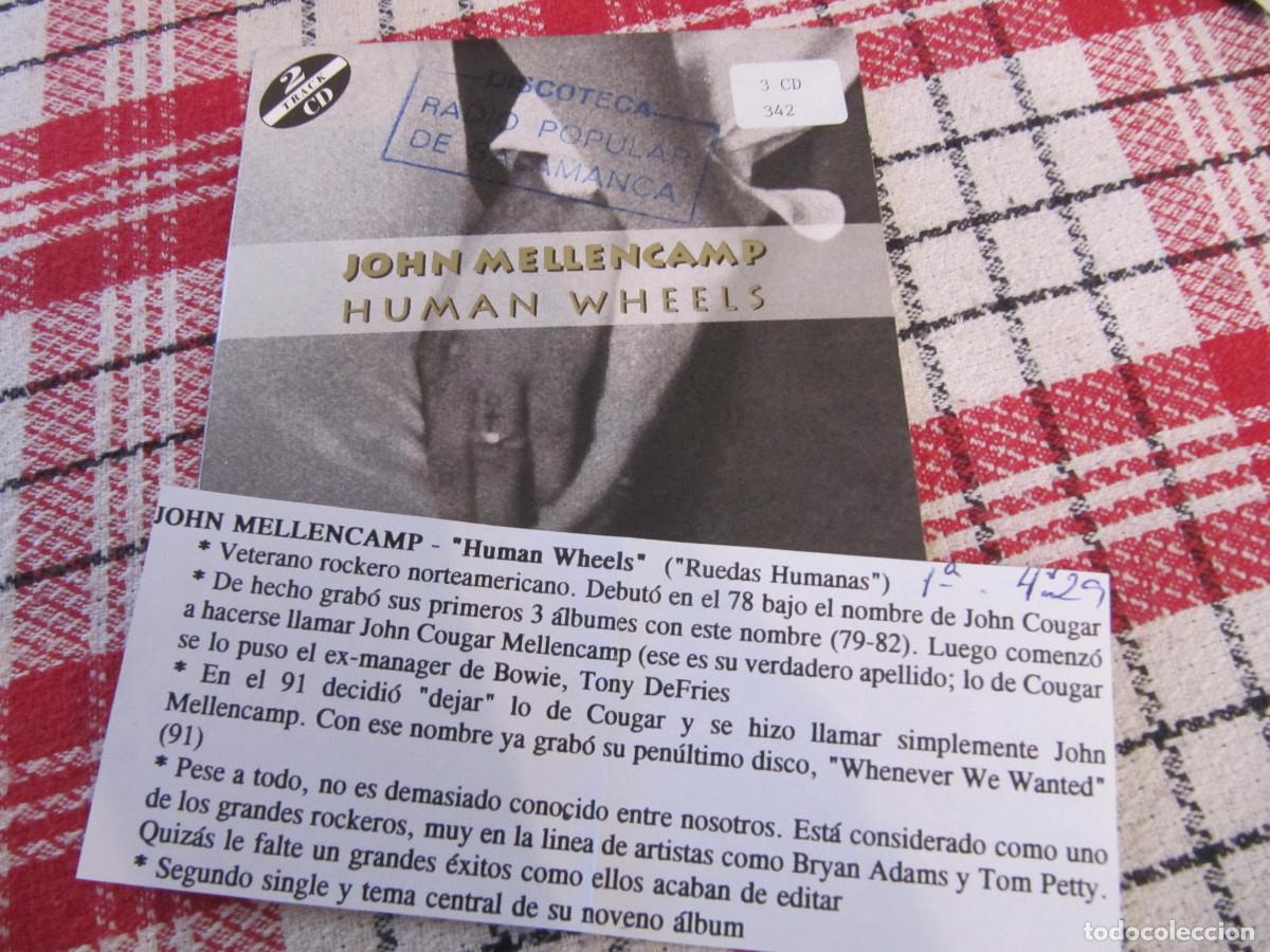 CDs de m&uacute;sica: John Mellencamp* &ndash; Human Wheels CD SINGLE CADENA 100 - Foto 1