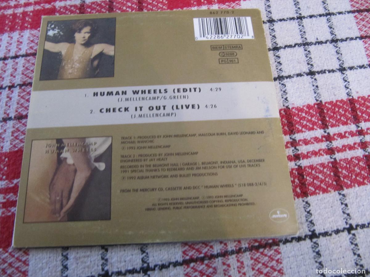 CDs de m&uacute;sica: John Mellencamp* &ndash; Human Wheels CD SINGLE CADENA 100 - Foto 2