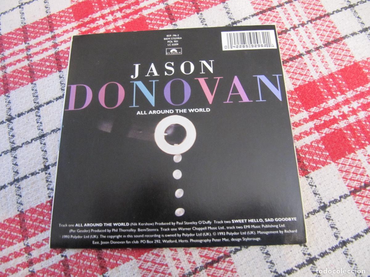 CDs de m&uacute;sica: JASON DONOVAN (CD SINGLE) ALL AROUND THE WORLD - Foto 2