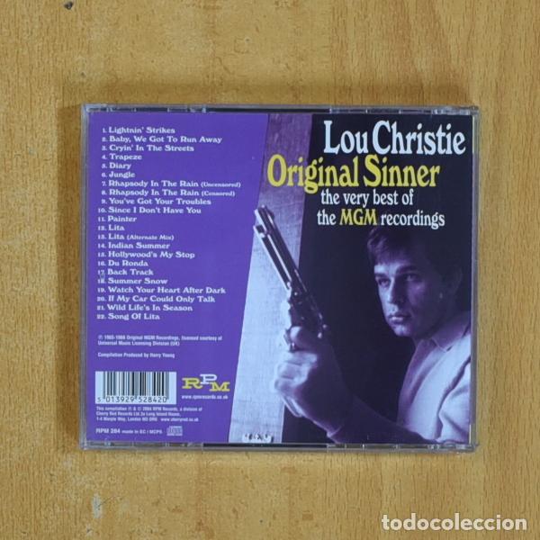 CDs de m&uacute;sica: LOU CHRISTIE - ORIGINAL SINNER - CD - Foto 2