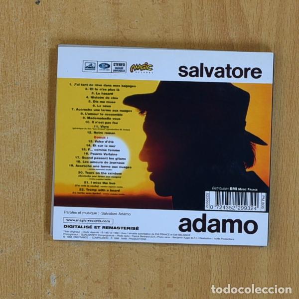 CDs de m&uacute;sica: ADAMO - SALVATORE ADAMO - CD - Foto 2