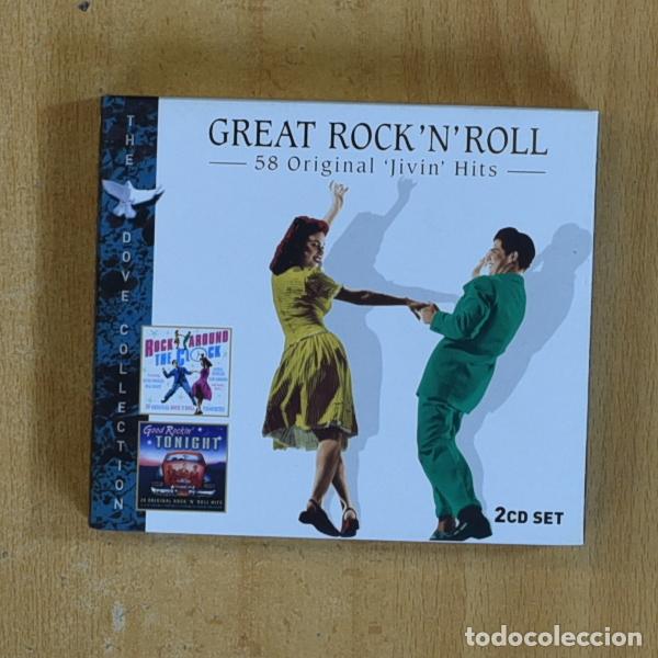 CDs de m&uacute;sica: VARIOS - GREAT ROCK N ROLL - 2 CD - Foto 1