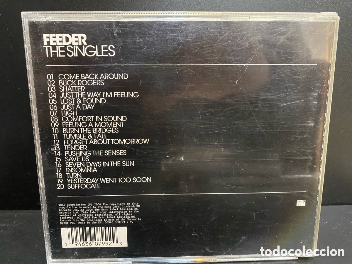 CDs de m&uacute;sica: Feeder - The Singles (CD, Comp) - Foto 2