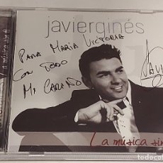 CDs de Música: FIRMADO !! JAVIER GINÉS / LA MÚSICA SIN TI / CD-BARNAVOX MUSIC-2014 / 10 TEMAS / IMPECABLE