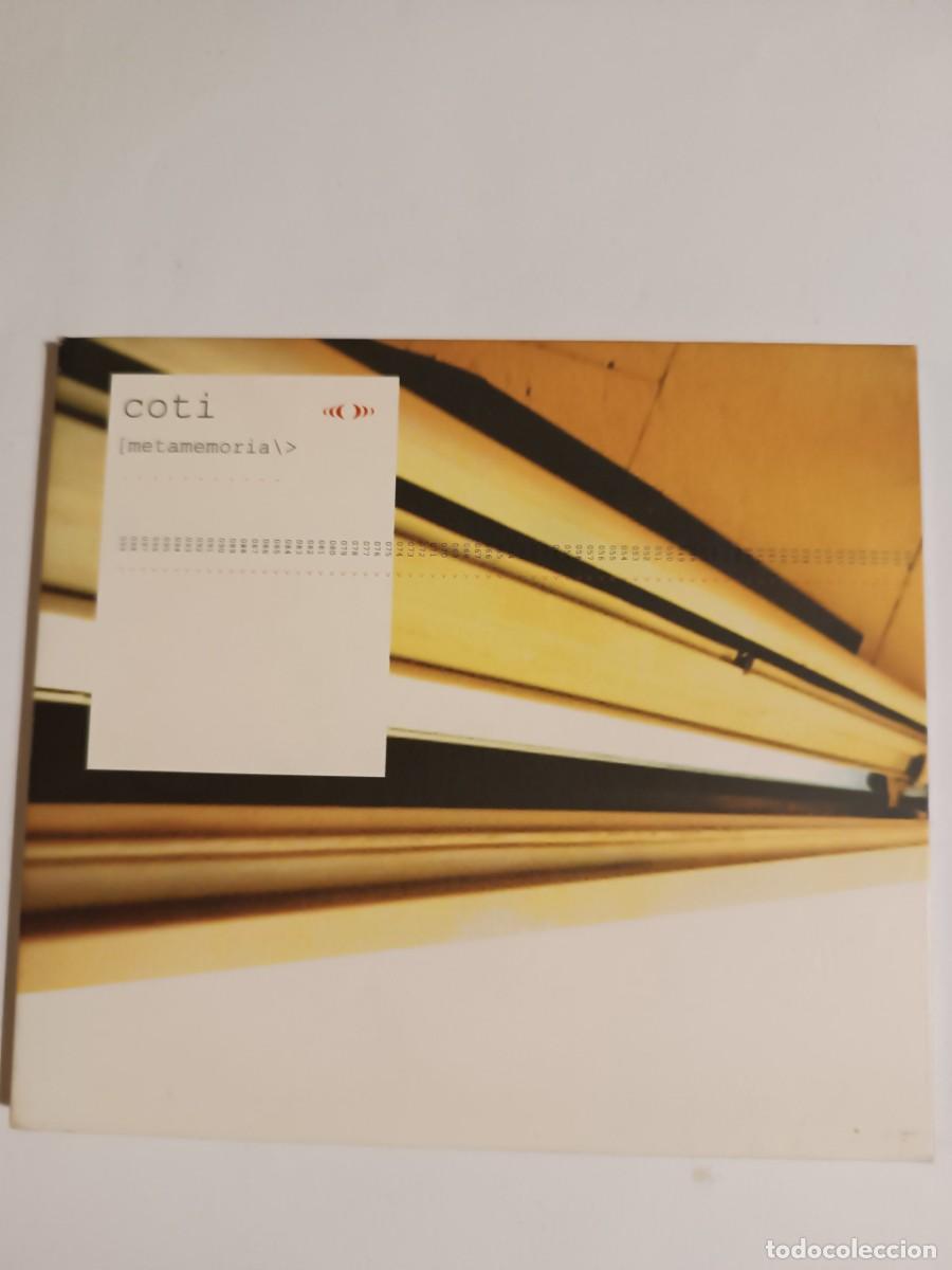 CDs de m&uacute;sica: Coti / Metamemoria (Digipak) (Electr&oacute;nica) - Foto 1