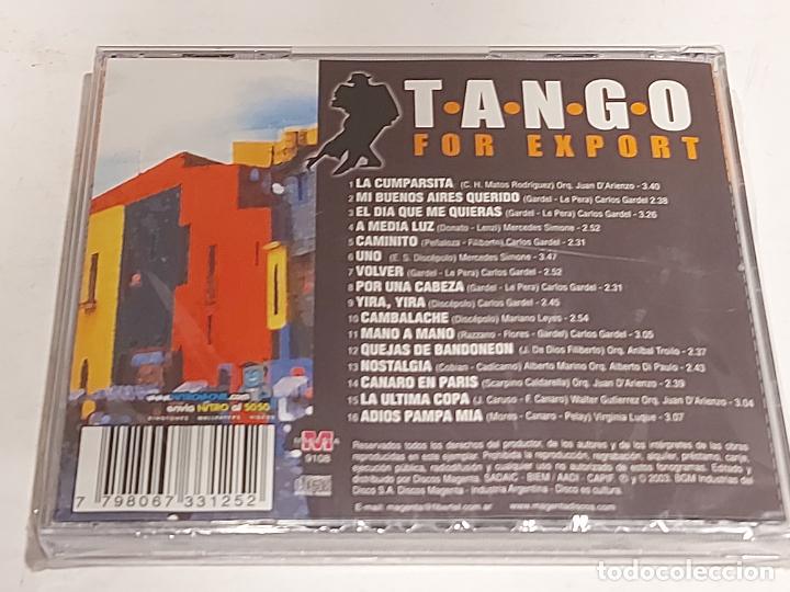 CDs de m&uacute;sica: TANGO FOR EXPORT / CD-MAGENTA-2003 / 16 TEMAS / PRECINTADO - Foto 2