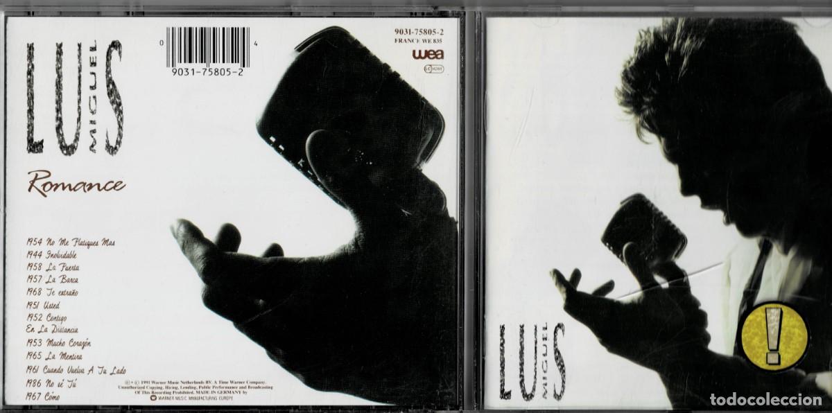 CDs de m&uacute;sica: LUIS MIGUEL ROMANCE. CD-SOLEXT-1326 - Foto 1