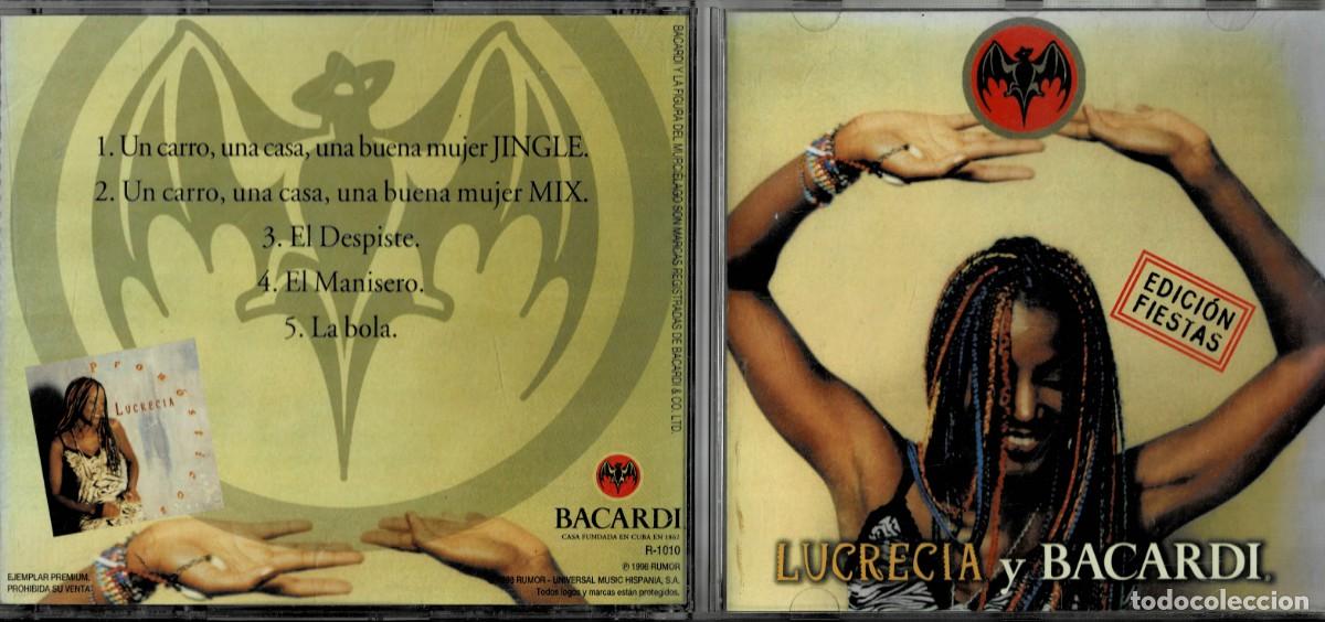 CDs de m&uacute;sica: LUCRECIA Y BACARDI. CD-SOLEXT-1330 - Foto 1