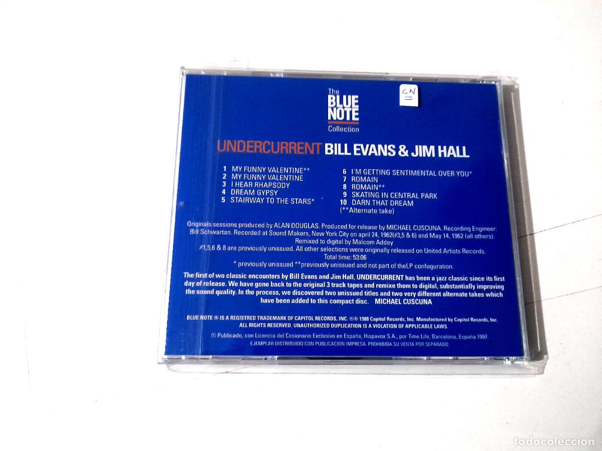 CDs de m&uacute;sica: BILL EVANS JIM HALL &rdquo;UNDERCURRENT&rdquo; CD 10 TRACKS COMO NUEVO - Foto 2