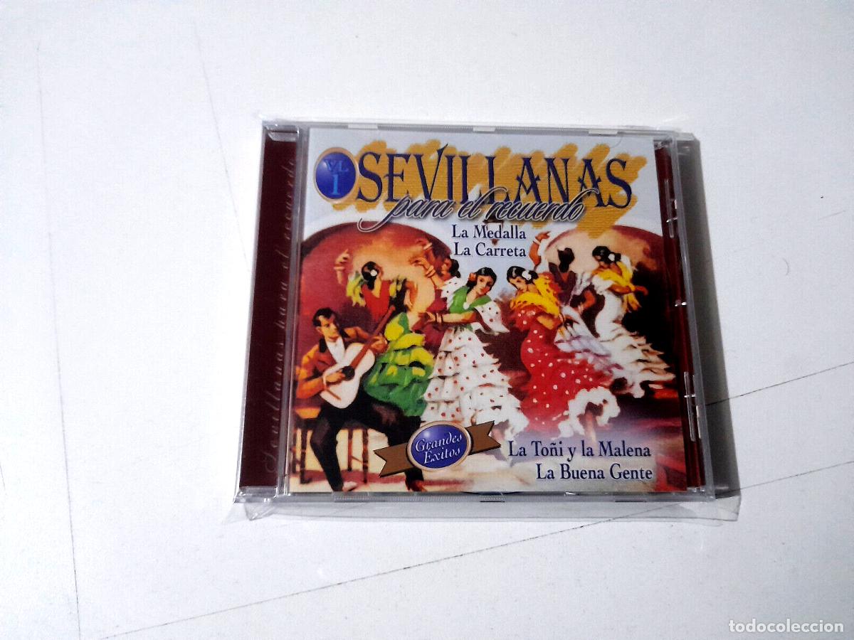CDs de Musique: CD &rdquo;SEVILLANAS PARA EL RECUERDO VOL 1&rdquo; CD 12 TRACKS COMO NUEVO LA MEDALLA LA CAR
