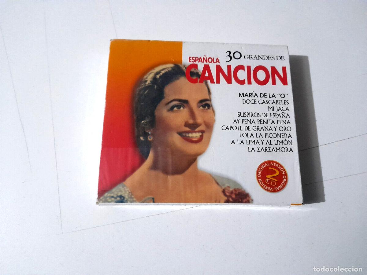 CDs de Musique: CD &rdquo;30 GRANDES DE CANCION ESPA&Ntilde;OLA&rdquo; 2CD 30 TRACKS PRECINTADO SEALED