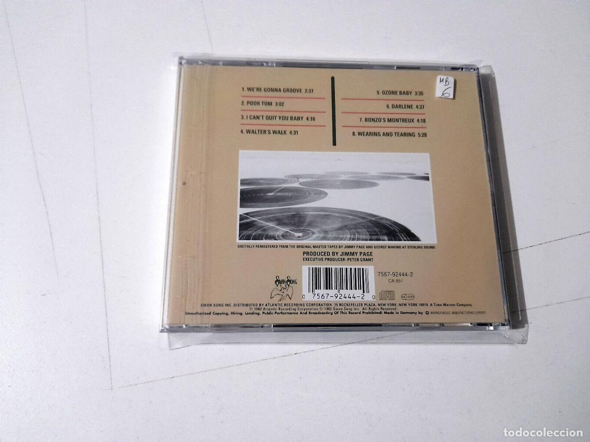 CDs de m&uacute;sica: LED ZEPPELIN &rdquo;CODA&rdquo; CD 8 TRACKS - Foto 2