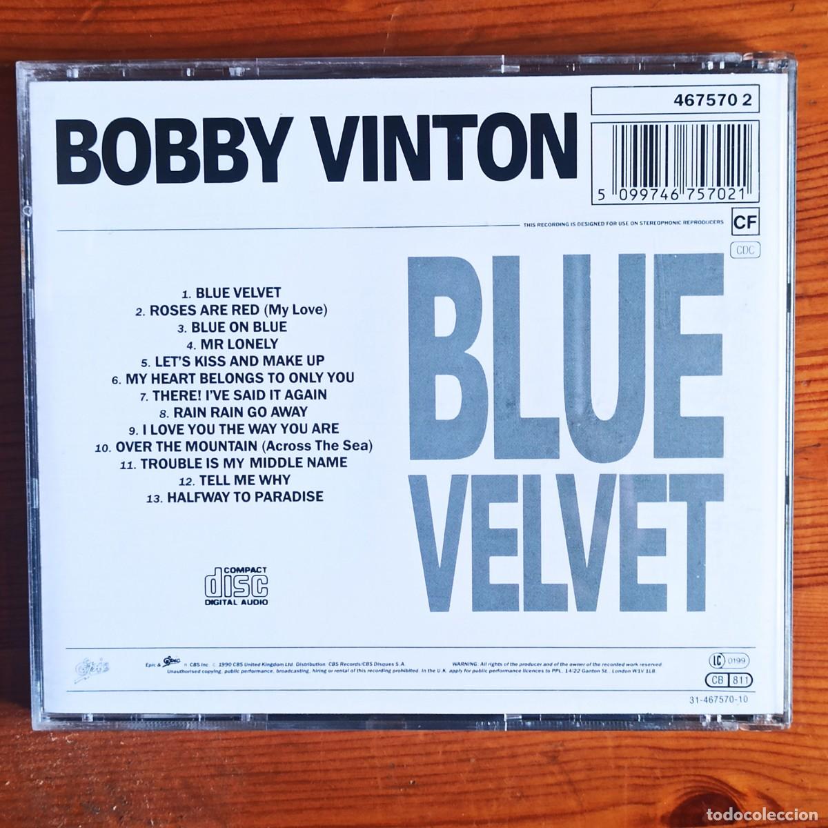 CDs de m&uacute;sica: CD Bobby Vinton &ndash; Blue Velvet - Foto 2