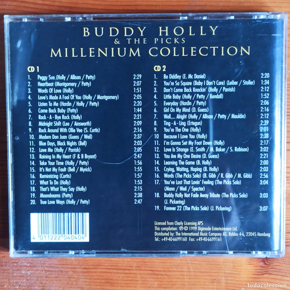 CDs de m&uacute;sica: CD Buddy Holly & The Picks &ndash; Millenium Collection - Foto 2