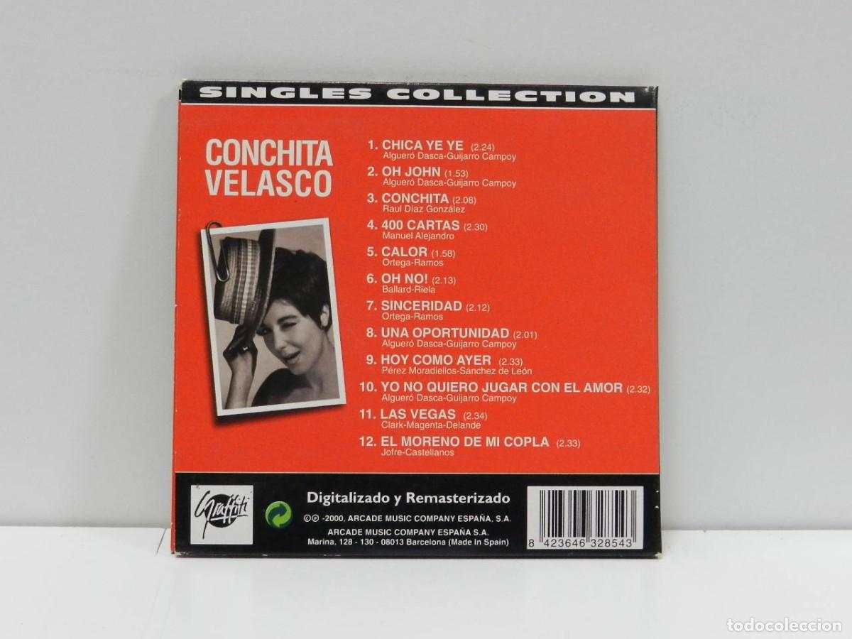 CDs de m&uacute;sica: DISCO CD. Conchita Velasco &ndash; Singles Collection. COMPACT DISC. - Foto 2