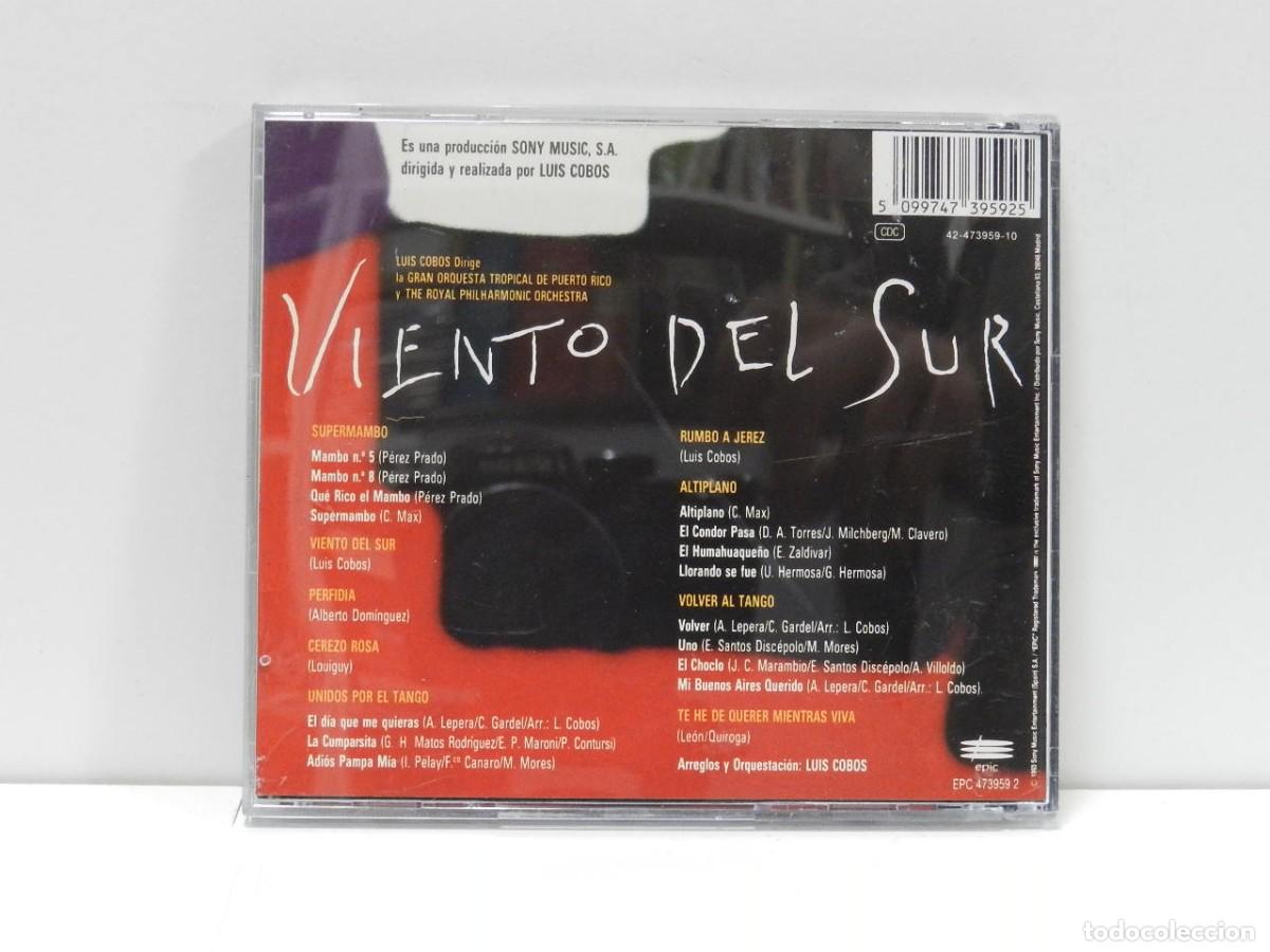 CDs de m&uacute;sica: DISCO CD. Luis Cobos &ndash; Viento Del Sur. COMPACT DISC. - Foto 2