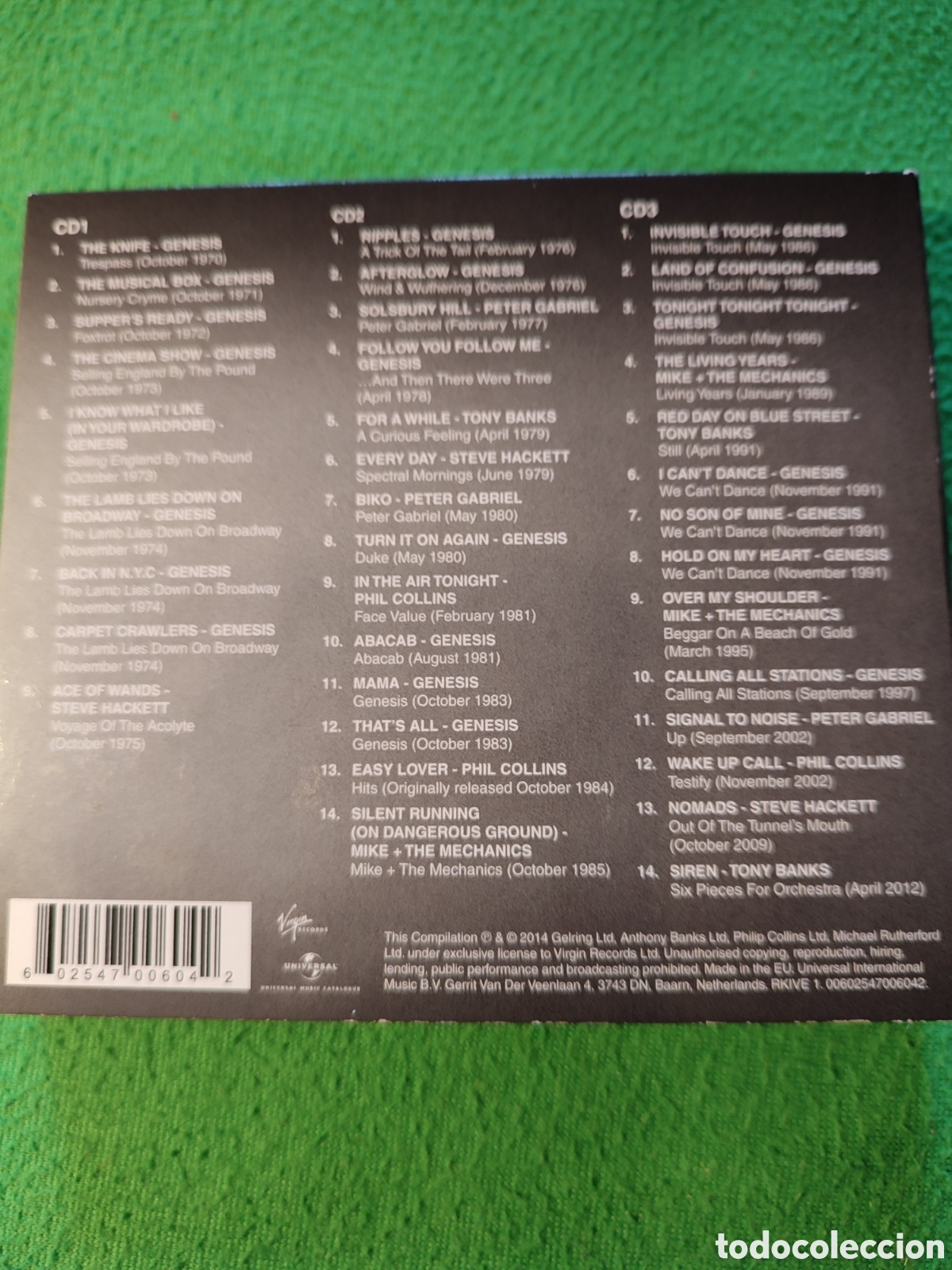 CDs de m&uacute;sica: G&eacute;nesis - R-Kive 3 CDs - Foto 4