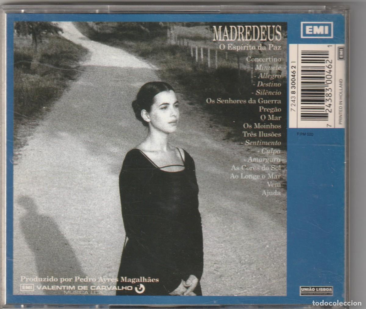 CDs de m&uacute;sica: MADREDEUS - O ESPIRITO DA PAZ (CD EMI 1994) - Foto 2