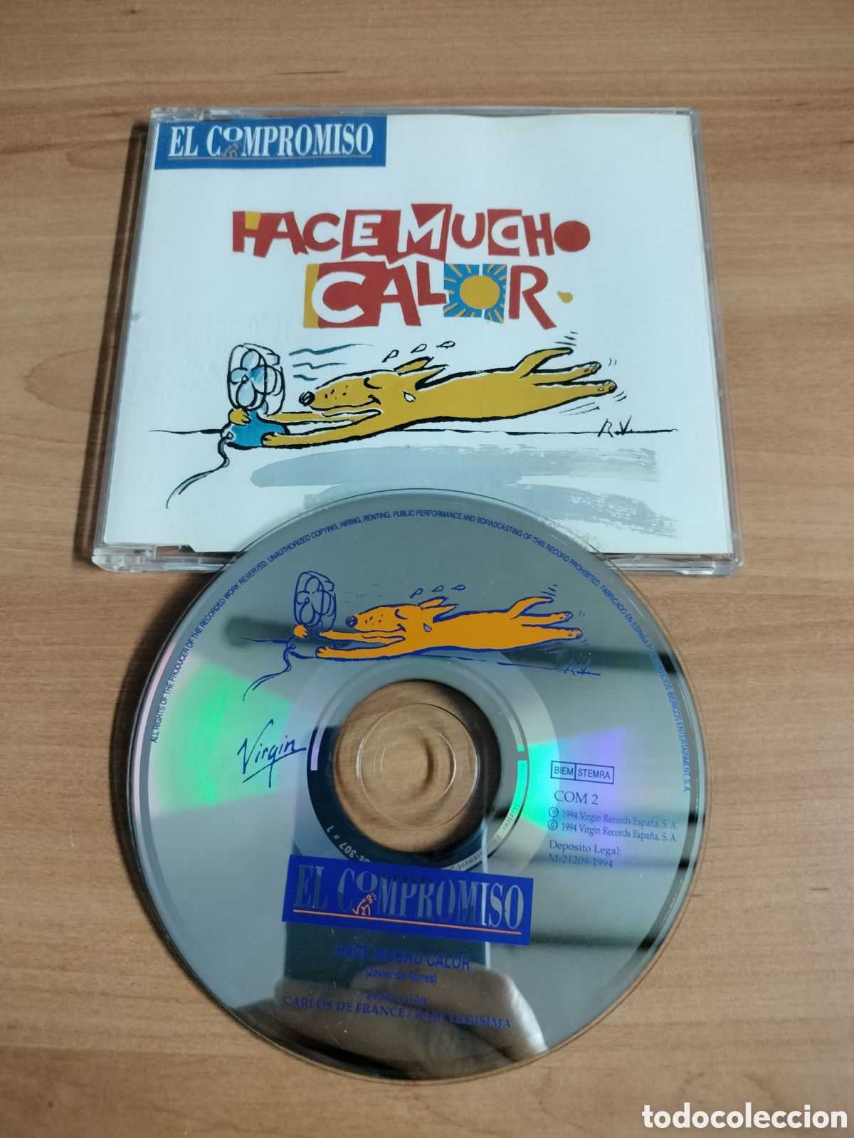CDs de m&uacute;sica: El compromiso - Hace mucho calor - CD single 1 canci&oacute;n - Foto 1