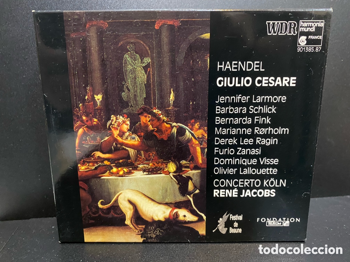 CDs de m&uacute;sica: Haendel - Ren&eacute; Jacobs - Giulio Cesare (4xCD) - Foto 1