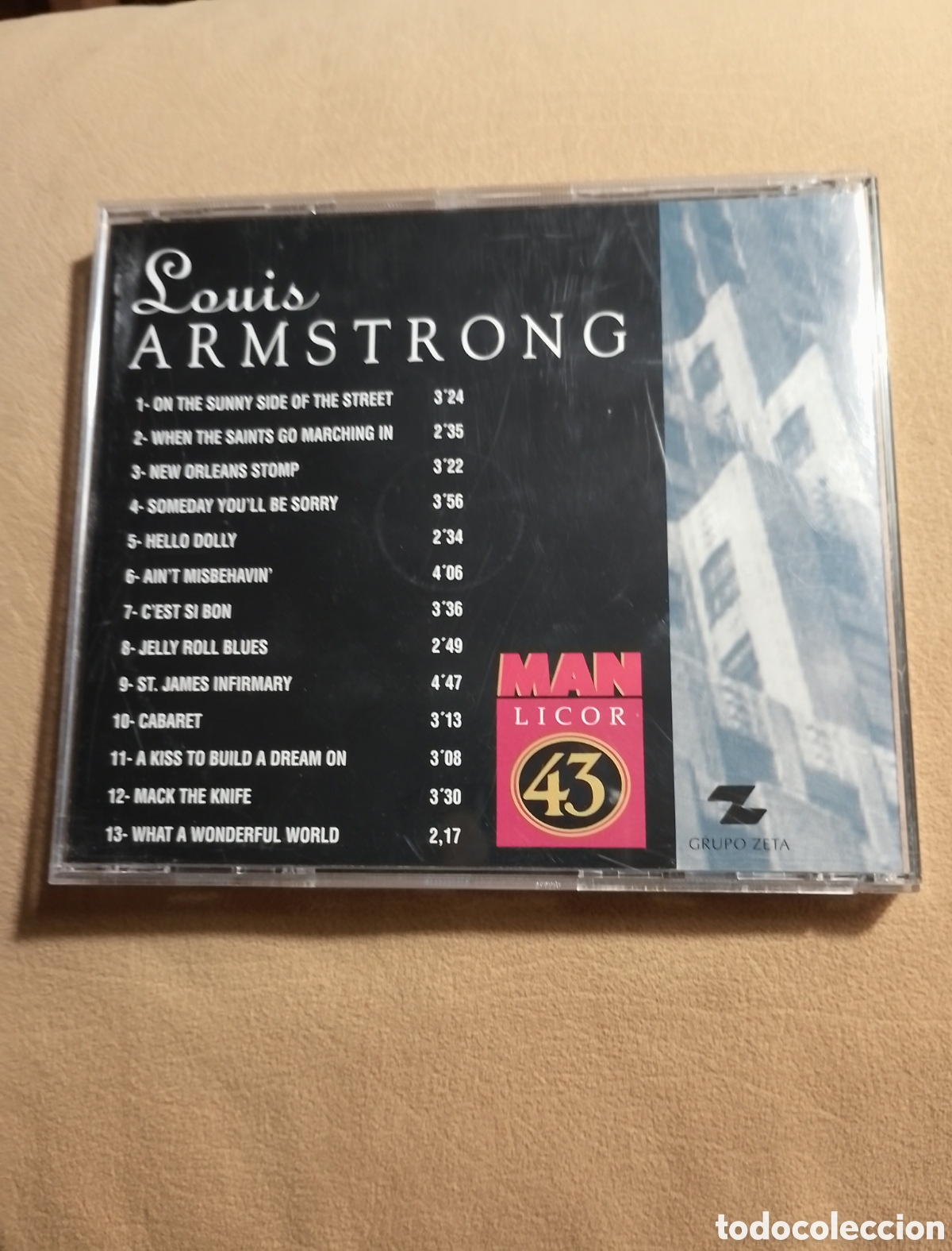 CDs de m&uacute;sica: CD. LOUIS ARMSTRONG. Jazz do It. Man Licor 43. - Foto 2