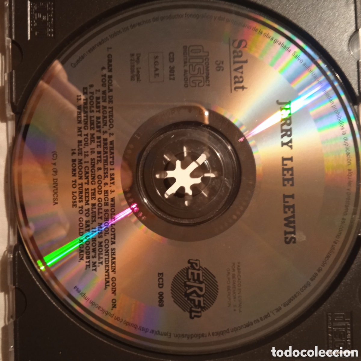 CDs de m&uacute;sica: Jerry Lee Lewis,&eacute;xitos salvat 56 - Foto 3