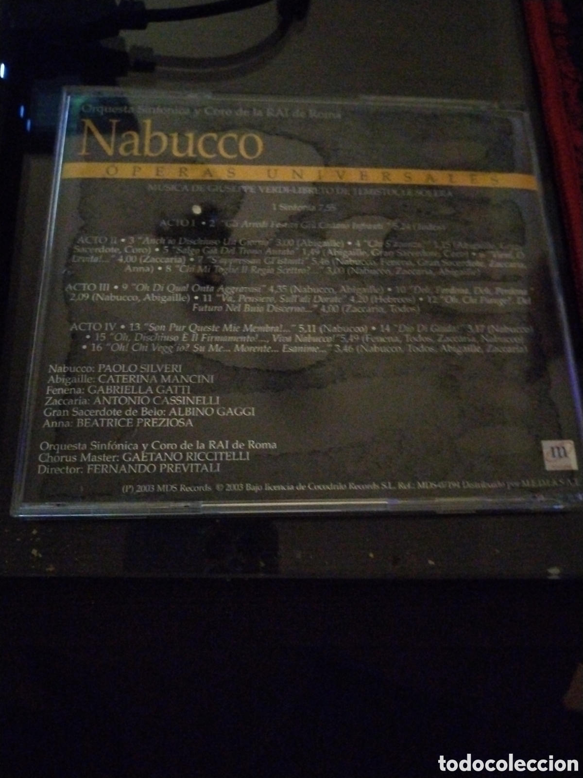 CDs de m&uacute;sica: OPERAS UNIVERSALES. Nabucco. CD - Foto 2