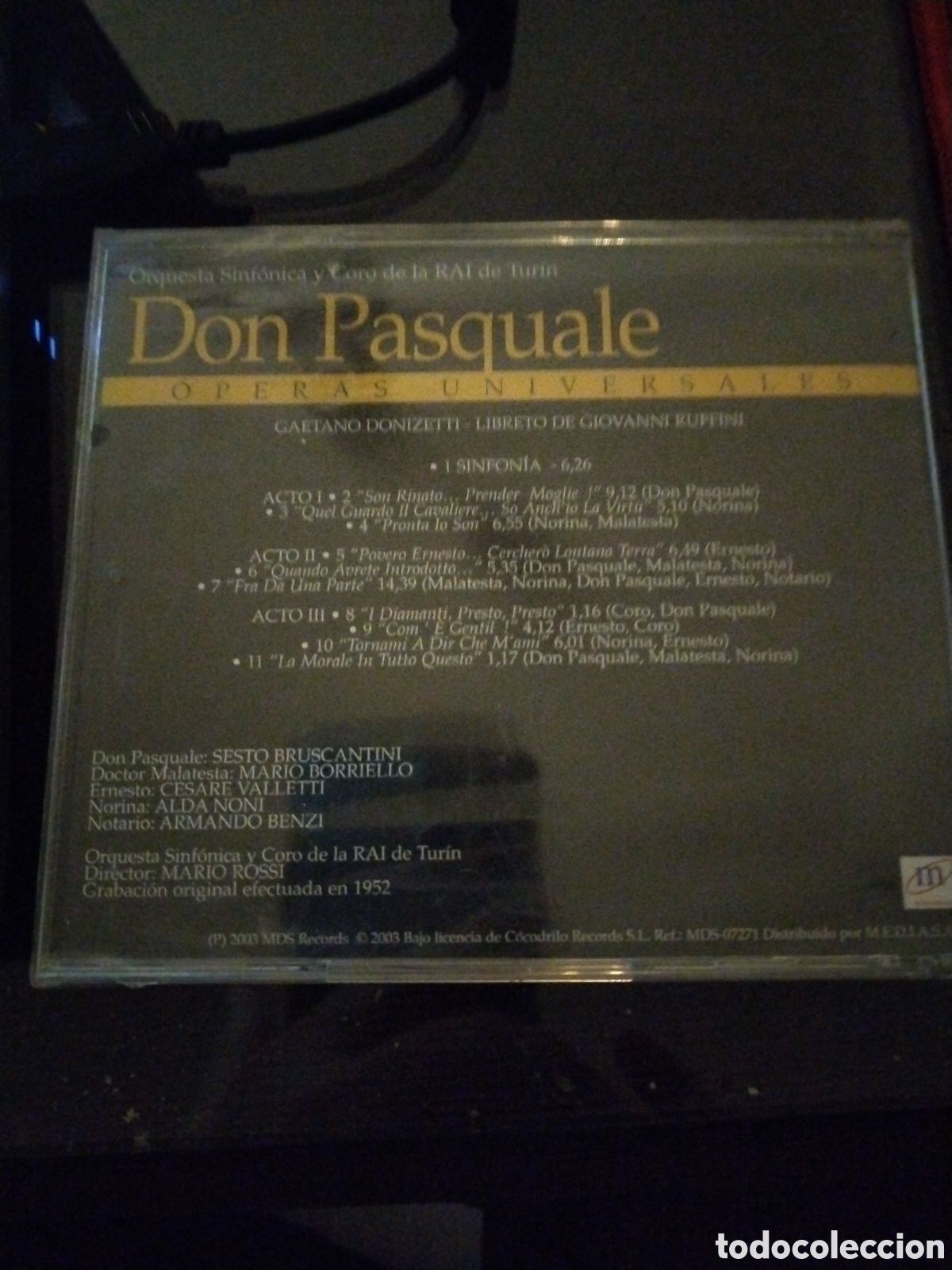 CDs de m&uacute;sica: OPERAS UNIVERSALES. Don Pasquale. CD Precintado - Foto 2