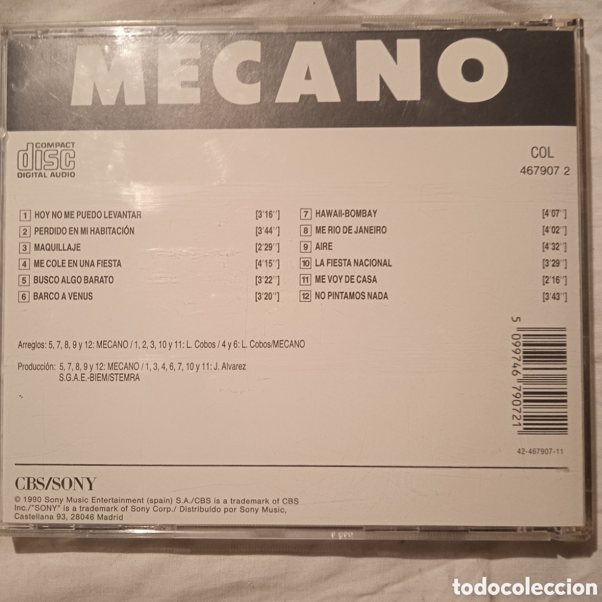 CDs de m&uacute;sica: Mecano &eacute;xitos,1990,salvat 18 - Foto 2